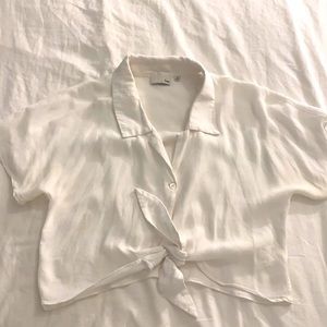 White Aritzia Blouse